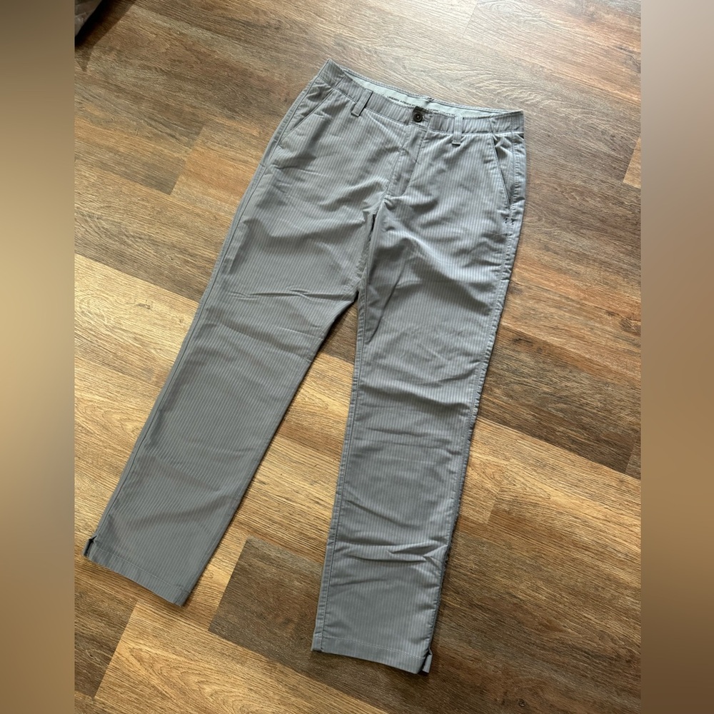 Under Armour Men’s Gray Pinstripe Chinos